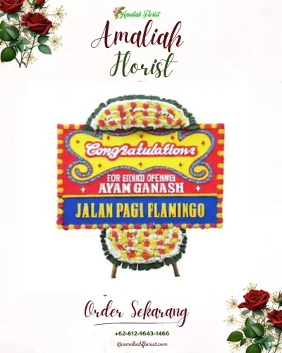Bunga Papan Congratulation di Kembang Kuning